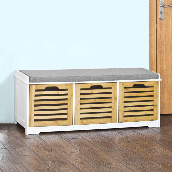 Lark Manor Garderobenbank Sloane mit Stauraum & Bewertungen Wayfair.de